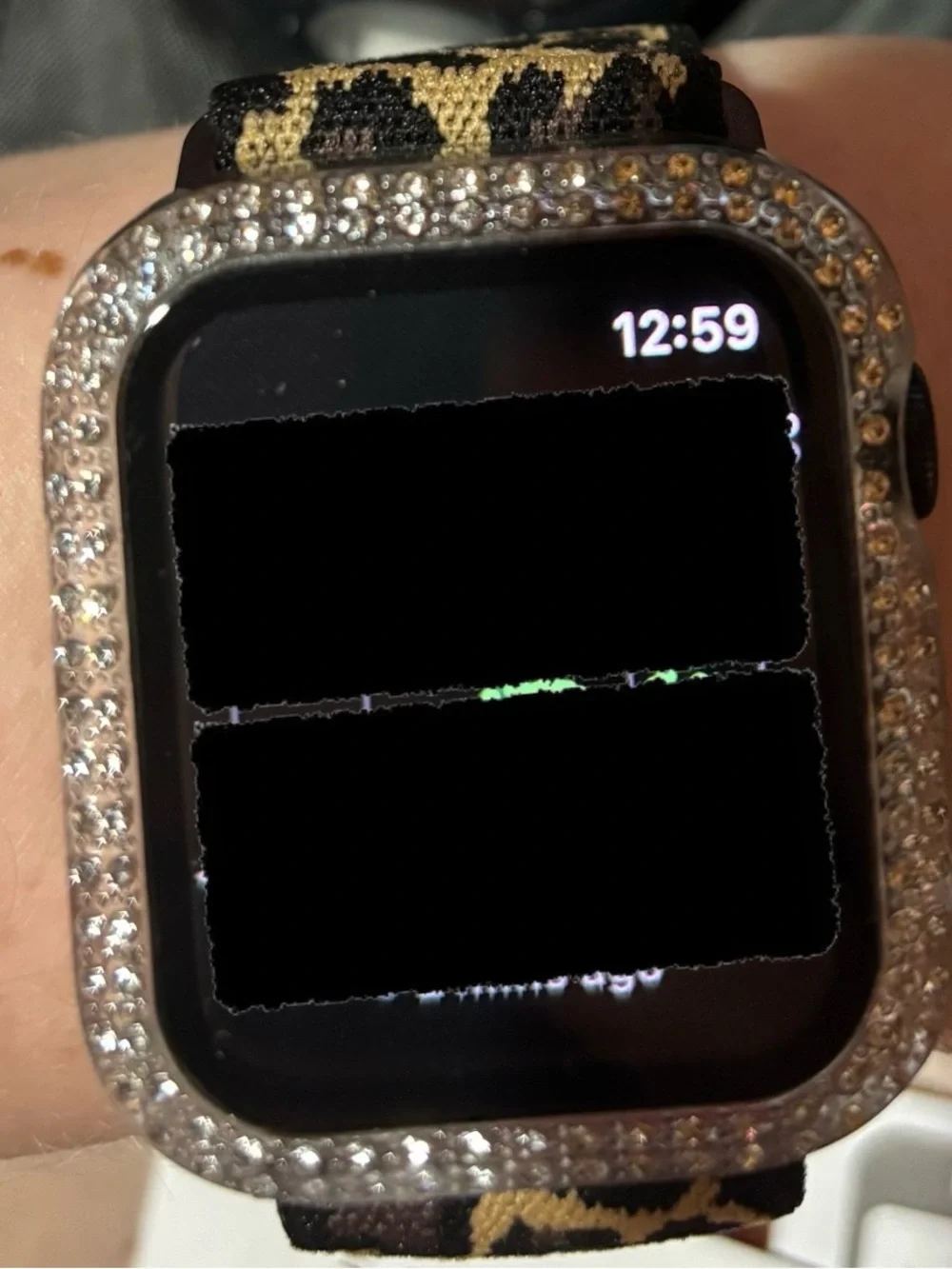 Protective Case for Apple Watch 44mm — Clear Glitter